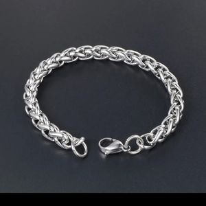 Unisex Vintage Titanium Snake Bone Bracelet
